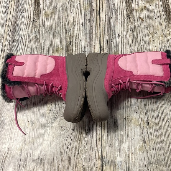 North Face snow boot Pink size 2 girls - Picture 2 of 10
